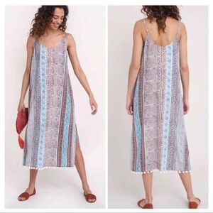 Roller Rabbit Batik Multicolored Patterned Maxi Dress